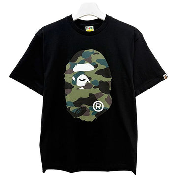BAPE Giant First Camo Big Ape Head T-Shirt Schwarz Grün 157128978