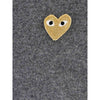 COMME DES GARCONS ウールカーディガン ゴールドハートワッペン 26 157145735 [P]
