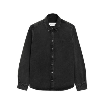 AMI Cotton Denim Shirt 157145924