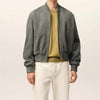 AMI Leder Reißverschlussjacke 157145928 [P]
