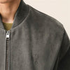 AMI Leder Reißverschlussjacke 157145928 [P]