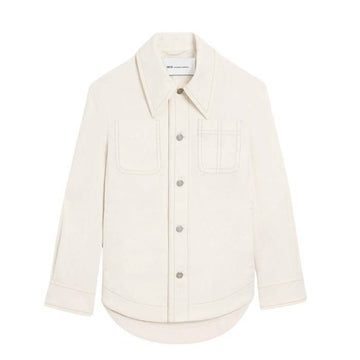AMI Cotton Walker Button Jacket 157145931