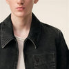 AMI Baumwoll-Tonal Reißverschlussjacke HJK904 DE0124 031 157145947 [P]