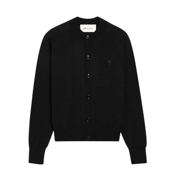 AMI Wool Crew Neck Cardigan FKC386 KN0039 0180 157145953