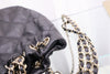 CHANEL Lammleder Ketten Rucksack Schwarz AS4810 157145969 [P]