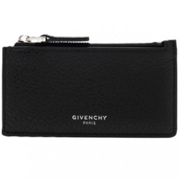 GIVENCHY Grainleder Reißverschluss Kartenhalter 157146714