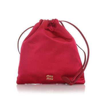MIU MIU Logo Duchesse Pouch F0505, 24FW 5NG010 2CTB 118456133