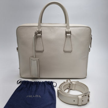 PRADA Saffianoleder 2WAY Aktentasche unisex (Höchster Qualität, seltene Farbe) 605-44 157152450