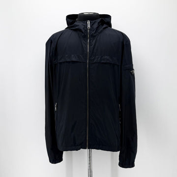 PRADA ナイロン三角ロゴ男性ウインドブレーカー 157153242