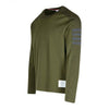 Thom Browne Milano Cotton 4-Bar Long Sleeve T-Shirt 157158208 [P]