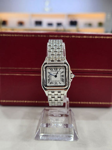 CARTIER Panda de Small Quartz Stahl Damenuhr WSPN0006 157158653