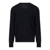 COMME DES GARCONS Rundhalsausschnitt Doppelt Burgunder Emblem Strickpullover 157159235 [P]