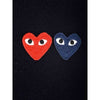 COMME DES GARCONS Doppelherz-Patch-Cardigan 157159293 [P]