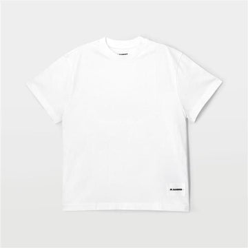 Jil Sander Logo Patch Women's Short Sleeve T-Shirt 156353612