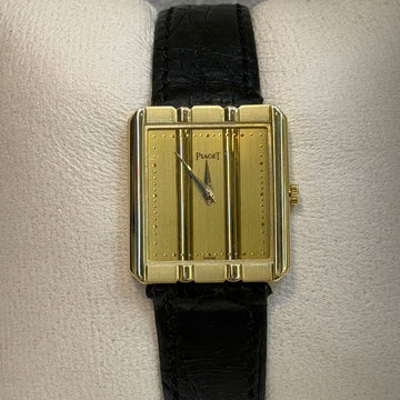 PIAGET 18K Quarz Herrenuhr 8163 Polo Onyx 157160369