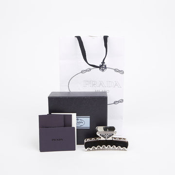 PRADA Metall Haarklammer Silber 156690002