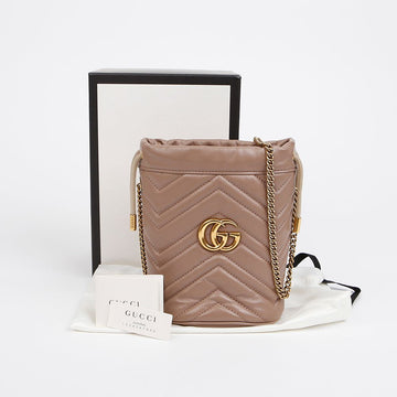 Gucci GG Marmont Bucket Mini Shoulder Crossbody Bag 156727564