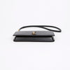 SAINT LAURENT Leder Monogramm Handyhalter Schultertasche Schwarz mit Goldbeschlägen 156978489 [P]