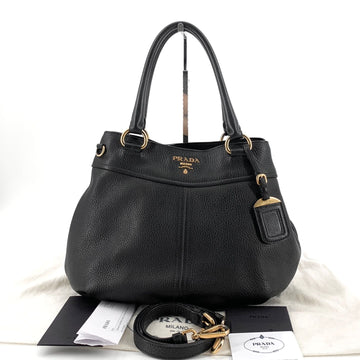 Prada Vitello Daino Tote and Shoulder Bag bn1777 157161619