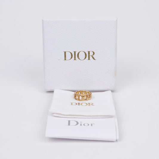 Dior CD Chain Etoile Ring M Size R0750DSEMT 157091246 [P]
