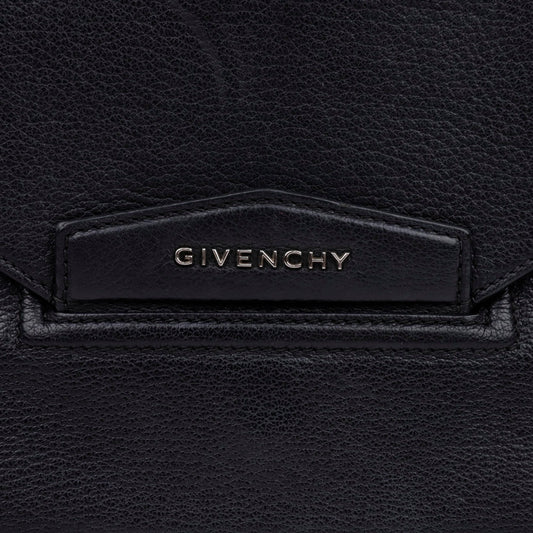 Givenchy Antigona Leather Envelope Clutch Black 157091259 [P]