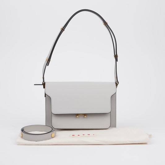 Marni Medium Leather Trunk Shoulder Crossbody Bag 157091322 [P]