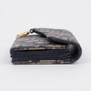 Dior Oblique Jacquard Saddle Accordion 5-Pocket Card Wallet Blue 157091372 [P]