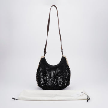 LEMAIRE BG0075 LF1269 Filz Große Netz Schultertasche 157091447