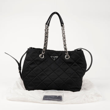 Prada Black Tessuto Tote and Shoulder Bag 156724619