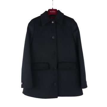 GUCCI Einreihiger Wollmantel Jacke 42 Größe 37321-6 157162002