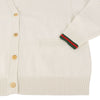 Gucci Web Trimming Wool Cashmere Cardigan M 37321-2 157162120 [P]