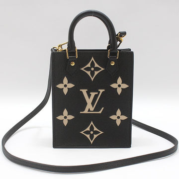 Louis Vuitton Black Monogram Empreinte Petit Sac Plat Crossbody Bag M57937 157162204