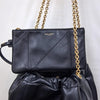 Saint Laurent Large Chain Bag in Lambskin Pouch 828350 AAB32 1000 157162661 [P]