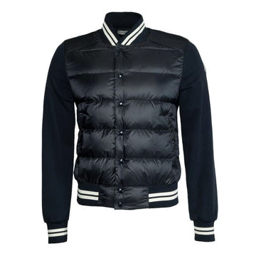 MONCLER Logo Varsity Bomberjacke Navy 8G000 11 809KZ 778 63020297