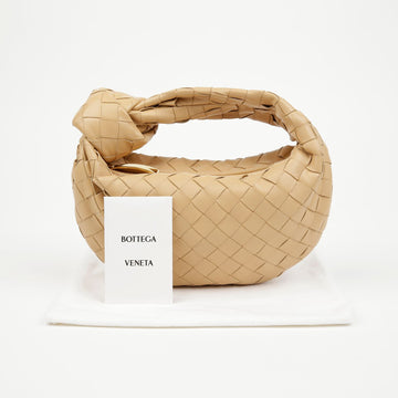 BOTTEGA VENETA Mini Leder Jodie Tasche Almond 156725931
