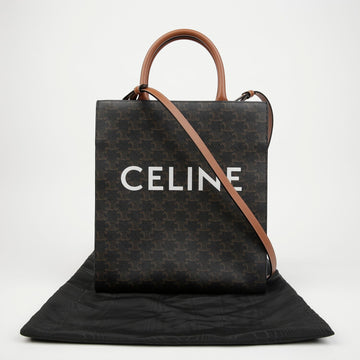 Celine Small Vertical Cabas Tote Bag Tan 157028648