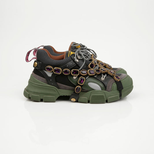 Gucci Flash Trek Sneakers Size 8 157090905 [P]
