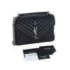 SAINT LAURENT Chevron College Medium Schultertasche 37327Y-2 157165633 [P]