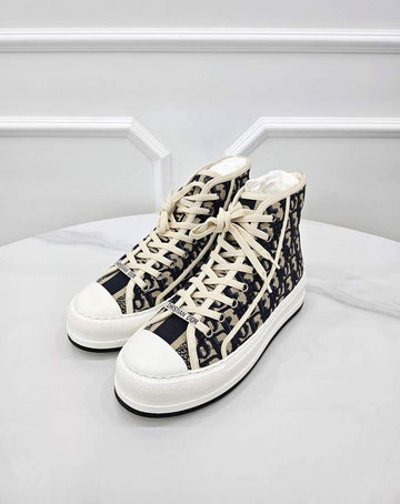 DIOR Work-and-High-Top-Plattform-Sneaker 37.5 KCK382POB56B 157166322