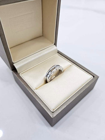 Bulgari B.zero1 1-Band White Gold Ring 48 Size 8 157166759