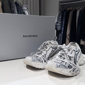 BALENCIAGA 3XL Sneaker Weiß Schwarz 40 157171959