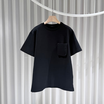 LOUIS VUITTON Monogram Pocket Pique T-Shirt Schwarz (L) 157172870