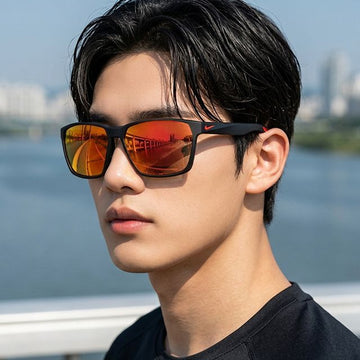 NIKE Sonnenbrille Maverick Team Fischen Golf Rot Spiegel Unisex 157190171