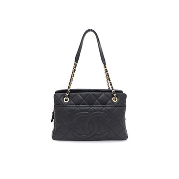 CHANEL Caviar Timeless CC Small Silver Chain Shoulder Bag A67294 157191215
