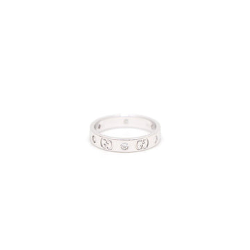 GUCCI Weißgold 6P Diamanten Interlocking G Icon Ring 44965810 157191797