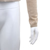 CHANEL V-Ausschnitt Beiger Langarmpullover 157191955 [P]