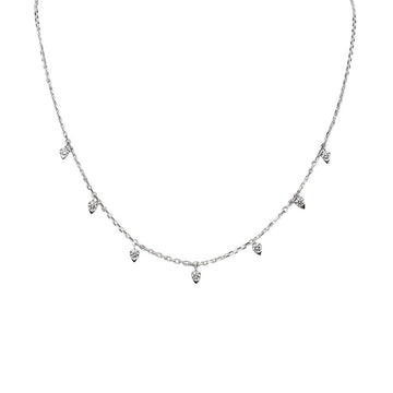 PIAGET ホワイトゴールド ブリリアントカット 7pダイア サンライト ネックレス 37259 157194403