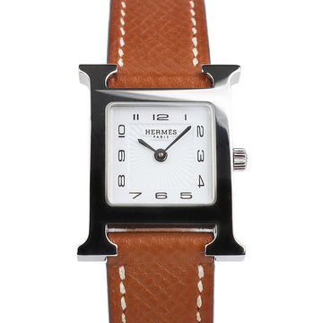 HERMES HH1.210 H Uhr klein Silber Damen Armbanduhr 37262-5 157194452