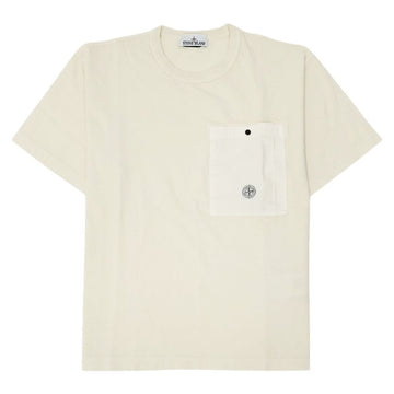 STONE ISLAND Gesticktes Logo Herren T-Shirt 157195818