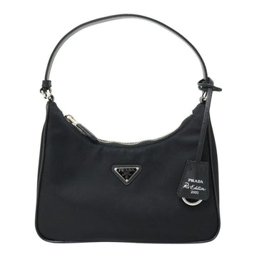 Prada Re-Edition Nylon Triangle Logo Women's Shoulder Bag 157195839